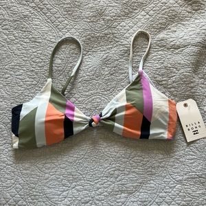 Billabong Slow Roller Multicolor Bikini Top